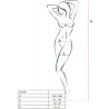 PASSION - BS100 BODYSTOCKING NEGRO TALLA UNICA