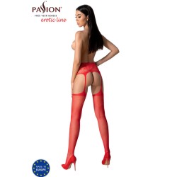 PASSION - S028 MEDIAS CON LIGUERO NEGRO TALLA UNICA