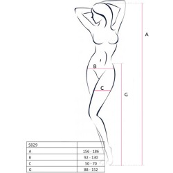 PASSION - S029 MEDIAS CON LIGUERO NEGRO TALLA ÚNICA