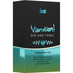 INTT - POTENTE ESTIMULANTE ÍNTIMO GEL VIBRADOR LIQUIDO GIN  TONIC 15ML