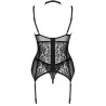 LIVCO CORSETTI FASHION - GIELLANDRA FOR THE SENSES COLLECTION CORSET + PANTY NEGRO