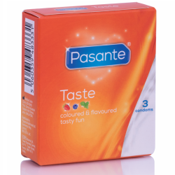 PASANTE - PRESERVATIVOS SABORES 3 UNIDADES