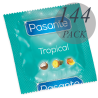 PASANTE - TROPICAL MANGO PINEAPPLE AND COCONUT FLAVOURED CONDOMS 53 MM 144 UNITS
