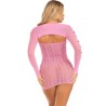 LEG AVENUE - VESTIDO CORAZON  LAZOS ROSA TALLA ÚNICA