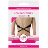 BYE-BRA - OPEN BACK BRA ADAPTER BLACK  WHITE