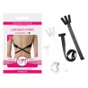 BYE-BRA - OPEN BACK BRA ADAPTER BLACK  WHITE