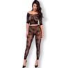 CHILIROSE - CR 4661 TOP  LEGGINS NEGRO S/M