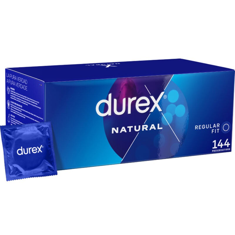 DUREX - PRESERVATIVOS NATURAL 144 UNIDADES