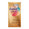 DUREX - PRESERVATIVOS REAL FEEL SIN LÁTEX 12 UNIDADES
