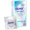 DUREX - PRESERVATIVOS INVISIBLE ULTRA FINO 12 UNIDADES