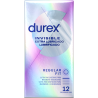 DUREX - EXTRA LUBRICATED INVISIBLE CONDOMS 12 UNITS