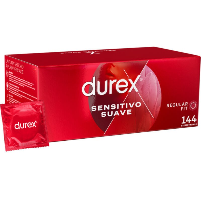 DUREX - PRESERVATIVOS SENSITIVO 144 UNIDADES