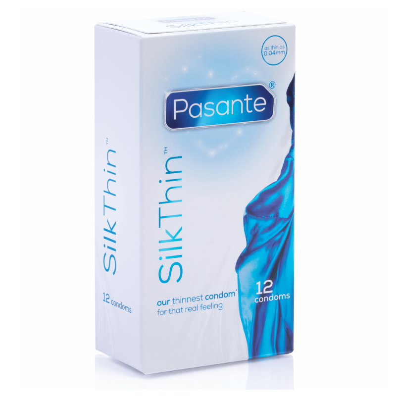 PASANTE - CONDOMS SILK MS FINE 12 UNITS