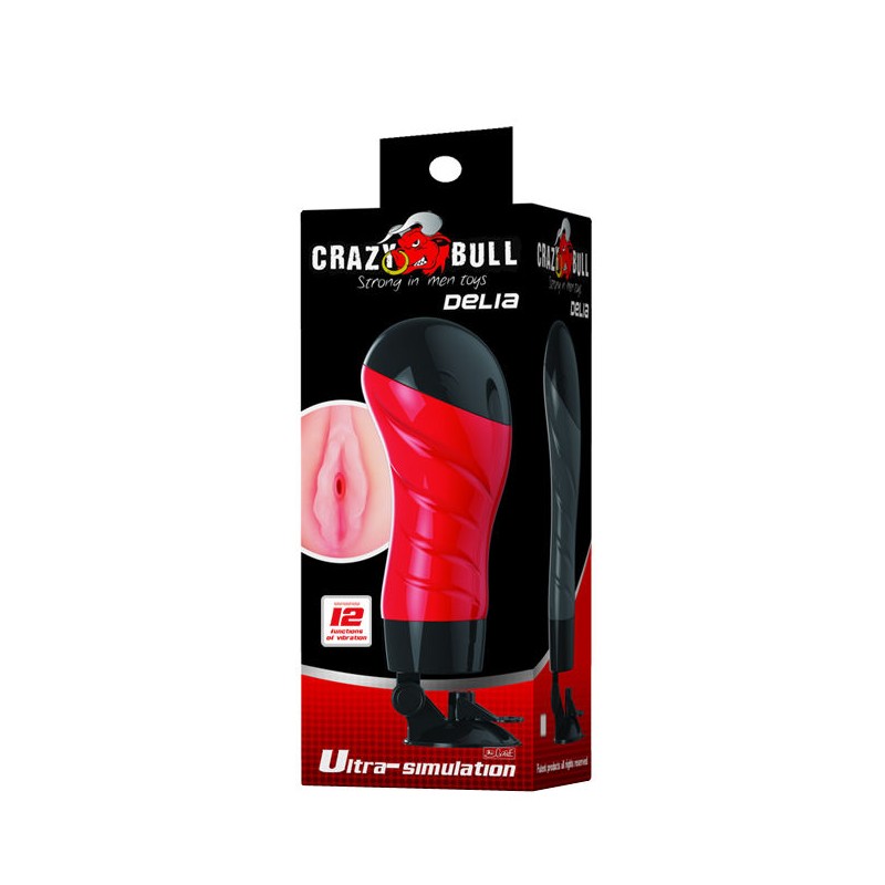 CRAZY BULL - FLORA VAGINA CON BASE MASTURBADOR VOZ