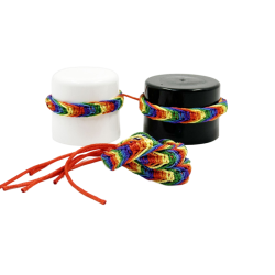 PRIDE - PULSERA HILO TRENZADO BANDERA LGBT