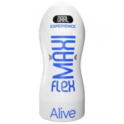 ALIVE - MAXI FLEX MASTURBADOR MASCULINO BOCA TALLA L