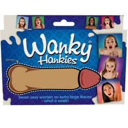 SPENCER  FLEETWOOD - WANKY HANKIES 7 PAÑUELOS EXTRA GRANDES MUJERES