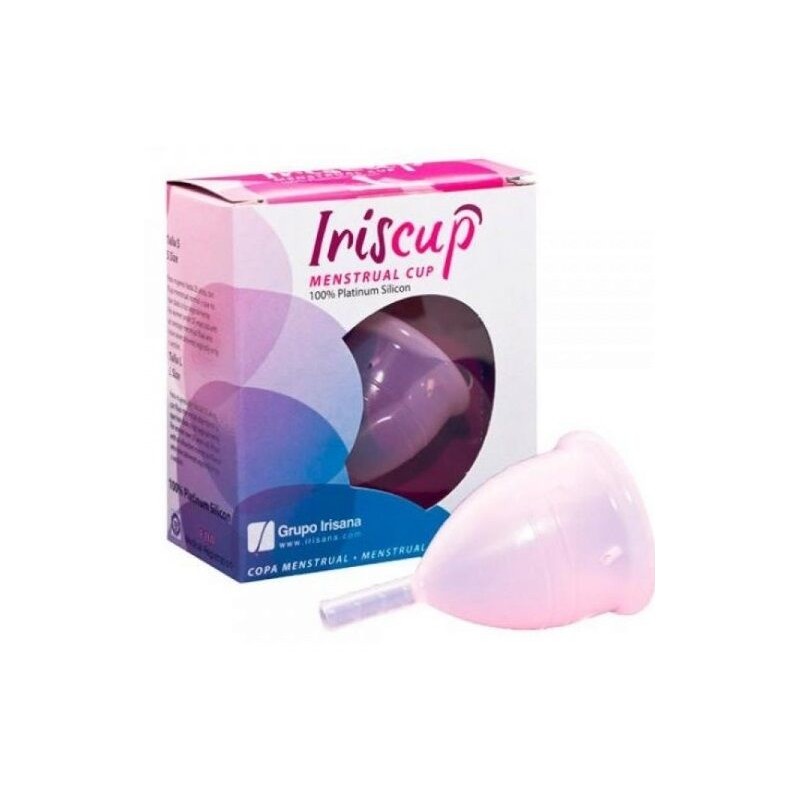 IRISCUP - COPA MESTRUAL ROSA PEQUEÑA + BOLSA ESTERILIZADORA GRATIS