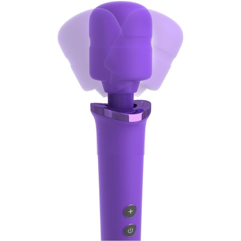 FANTASY FOR HER - MASAJEADOR WAND PARA ELLA RECARGABLE  VIBRADOR 50 NIVELES VIOLETA