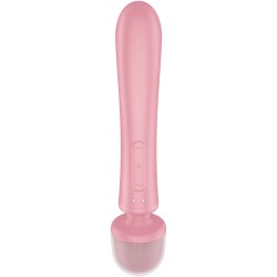 SATISFYER - TRIPLE LOVER MASAJEADOR VIBRADOR RABBIT ROSA