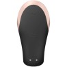 SATISFYER - DOUBLE LOVE LUXURY PARTNER VIBRATOR BLACK