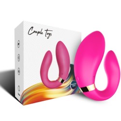 ARMONY - CRESCENT VIBRADOR PAREJA CONTROL REMOTO FUCSIA