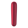 SATISFYER - DUAL LOVE VIBRADOR Y SUCCIONADOR CON AIRE PULSADO ROJO