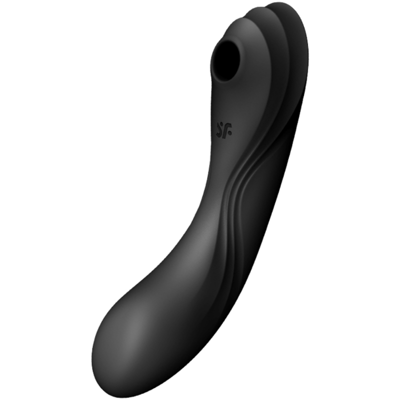 SATISFYER - CURVY TRINITY 4 ESTIMULADOR Y VIBRADOR NEGRO