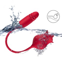 ARMONY - ROSELIP ESTIMULADOR CLITORIS CON LENGUA 10 MODOS  VIBRADOR ROJO