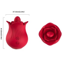 ARMONY - ROSA VIBRADOR  ESTIMULADOR ROJO