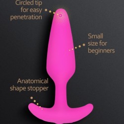 G-VIBE - GPLUG PLUG ANAL VIBRADOR XS FUCSIA