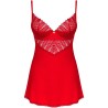 OBSESSIVE - INGRIDIA CHEMISE  TANGA ROJO M/L