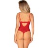 OBSESSIVE - INGRIDIA CROTCHLESS TEDDY ROJO XL/XXL