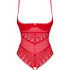 OBSESSIVE - INGRIDIA CROTCHLESS TEDDY ROJO XL/XXL