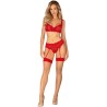 OBSESSIVE - AMOR CHERRIS SET 3 PIEZAS S/M