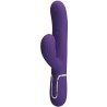 PRETTY LOVE - PERLITA VIBRADOR PUNTO G 3 EN 1 MULTIFUNCIÓN MORADO