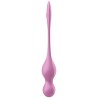 SATISFYER - LOVE BIRDS BOLAS KEGEL VIBRADORAS ROSA