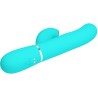 PRETTY LOVE - PERLITA VIBRADOR PUNTO G 3 EN 1 MULTIFUNCIÓN VERDE AGUA