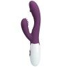 PRETTY LOVE - ANDRE VIBRADOR RABBIT  ESTIMULADOR PUNTO G MORADO