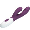 PRETTY LOVE - ANDRE RABBIT VIBRATOR  G-POINT STIMULATOR PURPLE