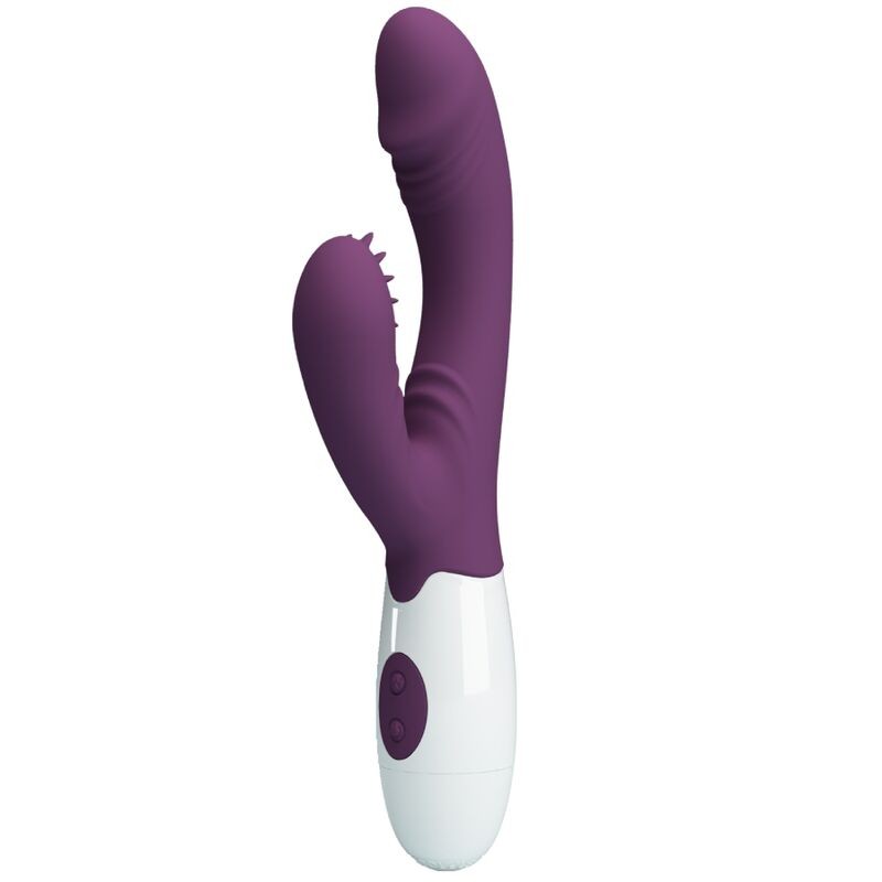 PRETTY LOVE - BUTTERFLY KISS RABBIT VIBRATOR  G-SPOT STIMULATOR PURPLE