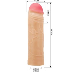 PRETTY LOVE - CHANE FUNDA DE PENE EXTENSORA NATURAL