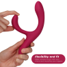 WE-VIBE - NOVA 2 FLEXIBLE RABBIT VIBRATOR WITH 10 VIBRATION MODES AND APP CONTROL PURPLE