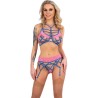 LIVCO CORSETTI FASHION - SOLEDAD LC 20217 SUJETADOR + PANTY + LIGUERO S/M