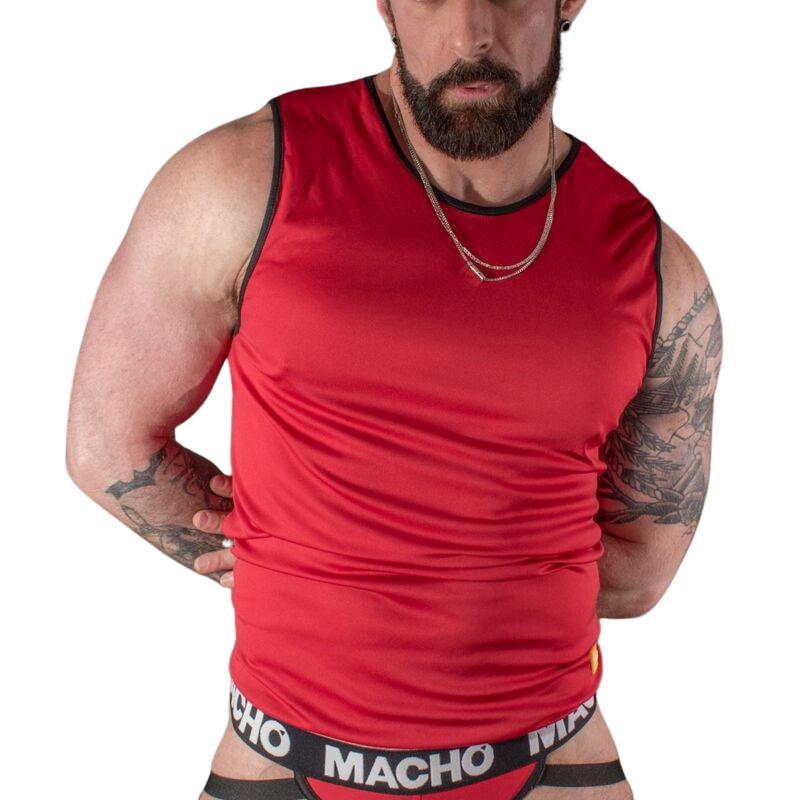 MACHO - CAMISETA ROJA L/XL