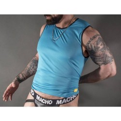 MACHO - CAMISETA AZUL L/XL