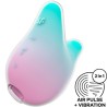 SATISFYER - MERMAID VIBES ESTIMULADOR  VIBRADOR MENTA Y ROSA