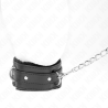 KINK - COLLAR CON CORREA 65 CM CON RESTRICCIONES NEGRO AJUSTABLE 36-42 CM X 5.5 CM