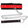 KINK - COLLAR CON CORREA 65 CM ROJO AJUSTABLE 36-43 CM X 5 CM