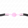 KINK - LUMINOUS SILICONE BALL 4 CM GAG 60 x 2 CM